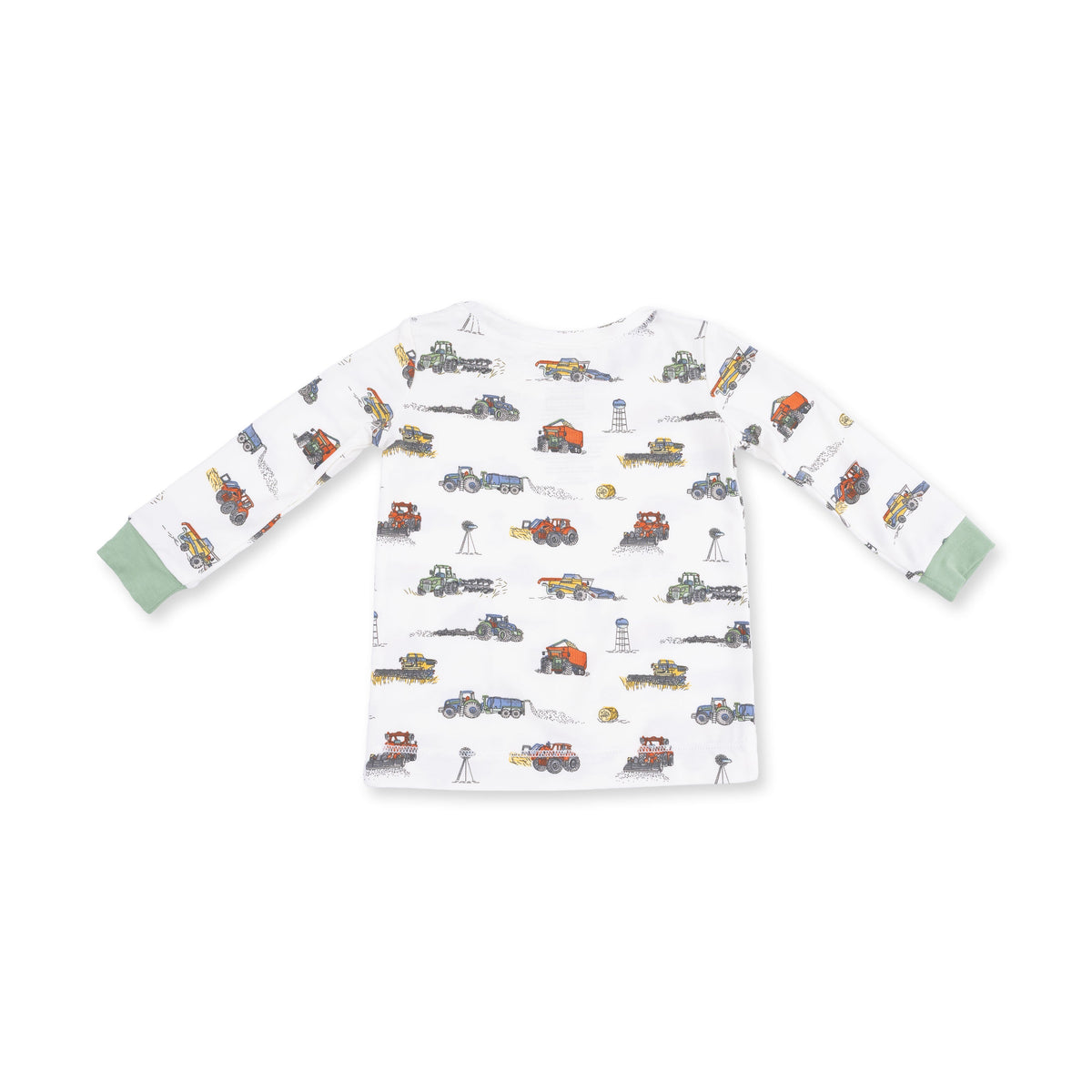 Farm Machines - Long Sleeve Loungewear Set by Angel Dear (view 3 of 5)