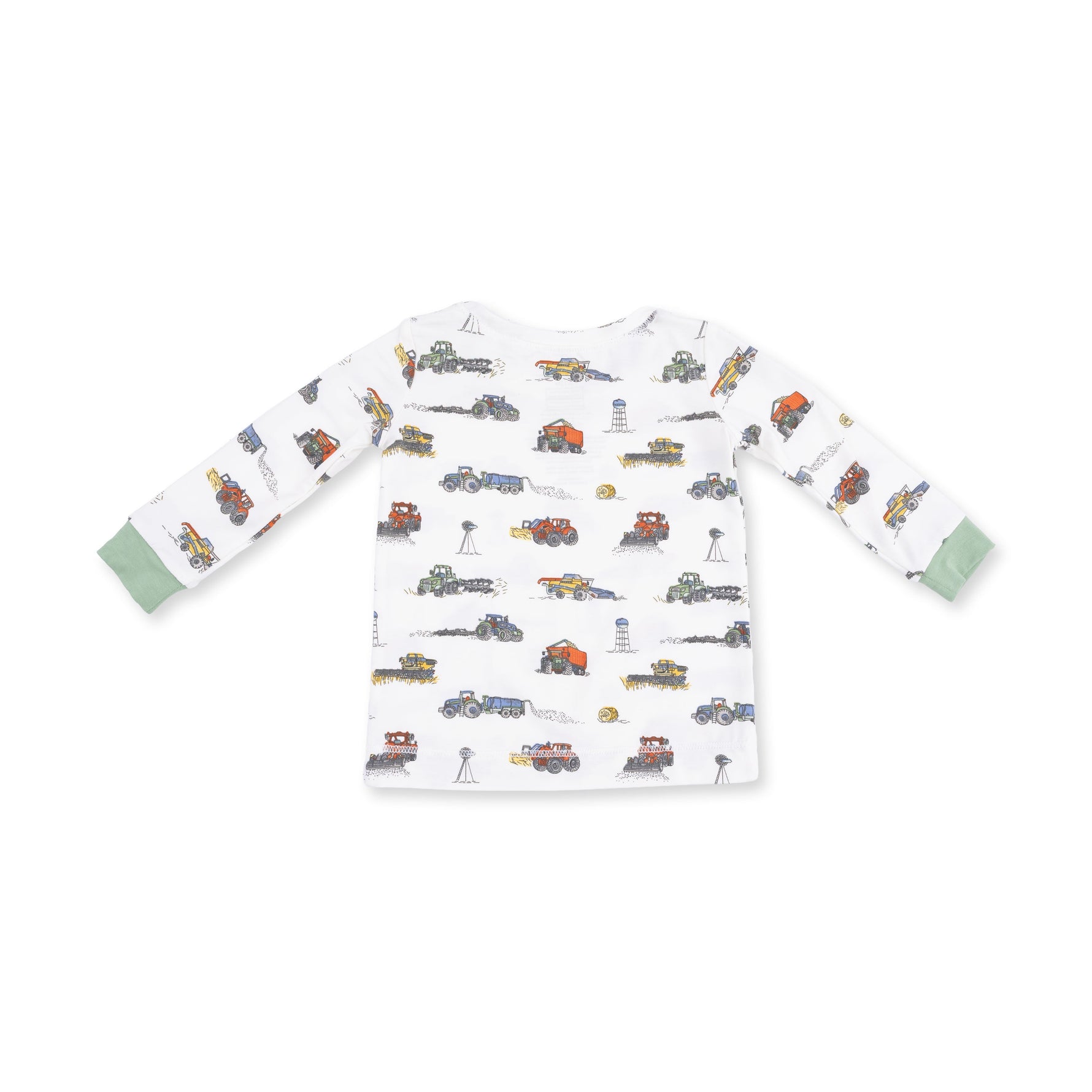 Farm Machines - Long Sleeve Loungewear Set by Angel Dear (view 3 of 5)