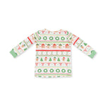 Gingerbread Fair Isle Uni - Long Sleeve Loungewear Set by Angel Dear