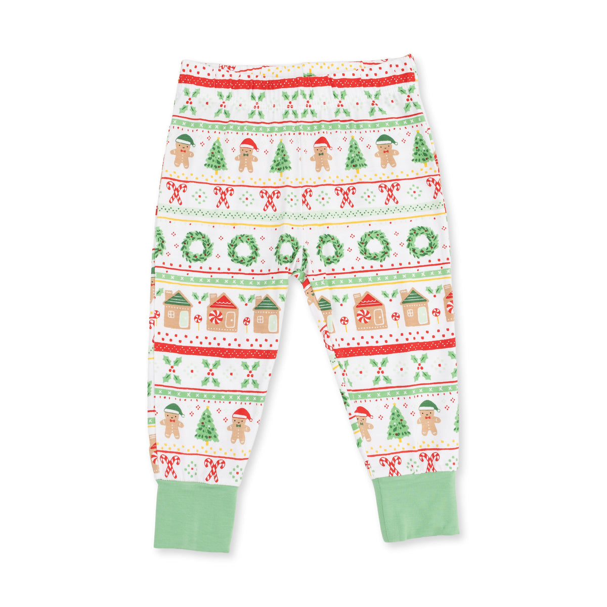 Gingerbread Fair Isle Uni - Long Sleeve Loungewear Set by Angel Dear
