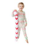 Gingerbread Fair Isle Uni - Long Sleeve Loungewear Set by Angel Dear