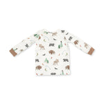 Northern Woodland Animals - Long Sleeve Loungewear Set by Angel Dear