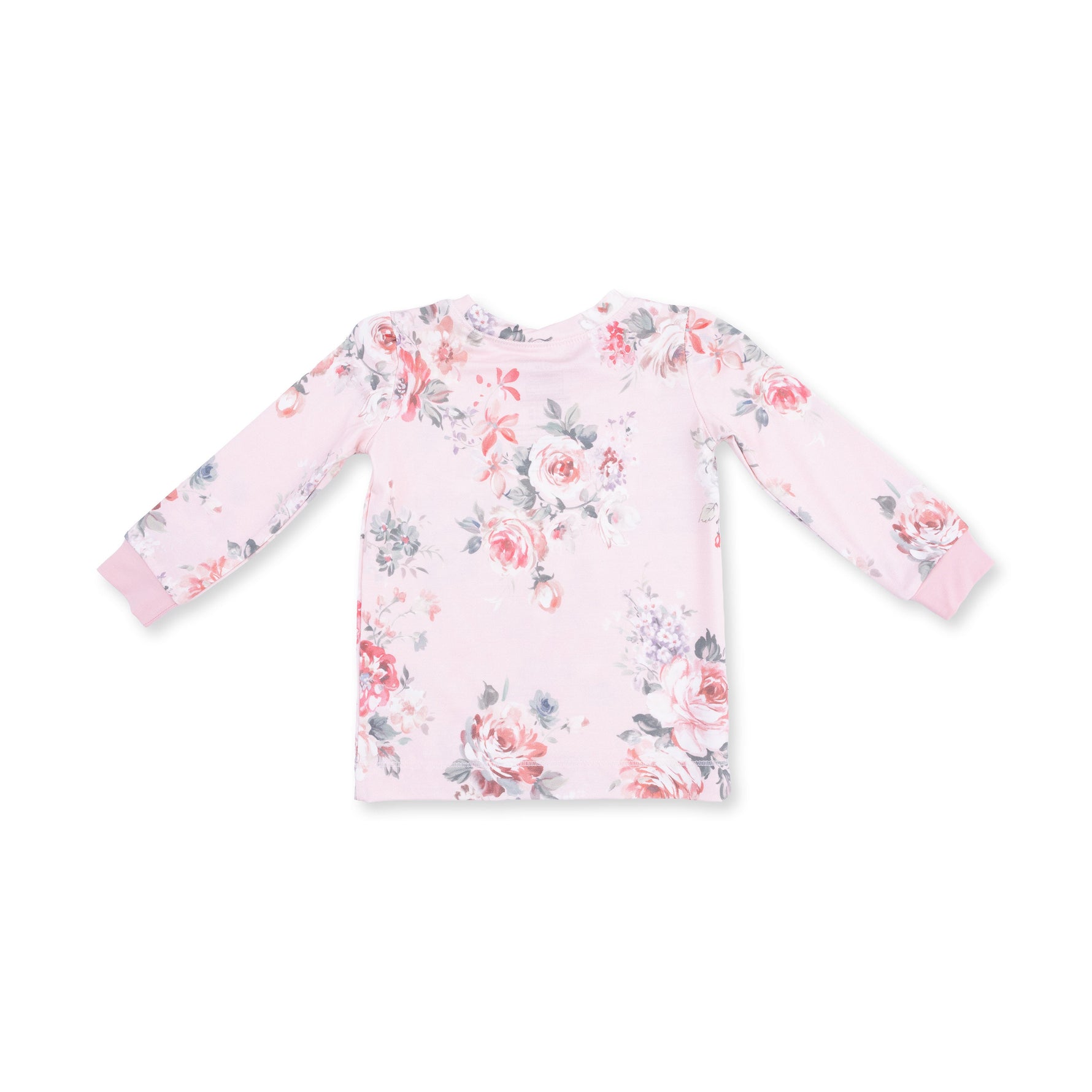 Painterly Rose Bouquets - Long Sleeve Loungewear Set by Angel Dear (view 3 of 5)