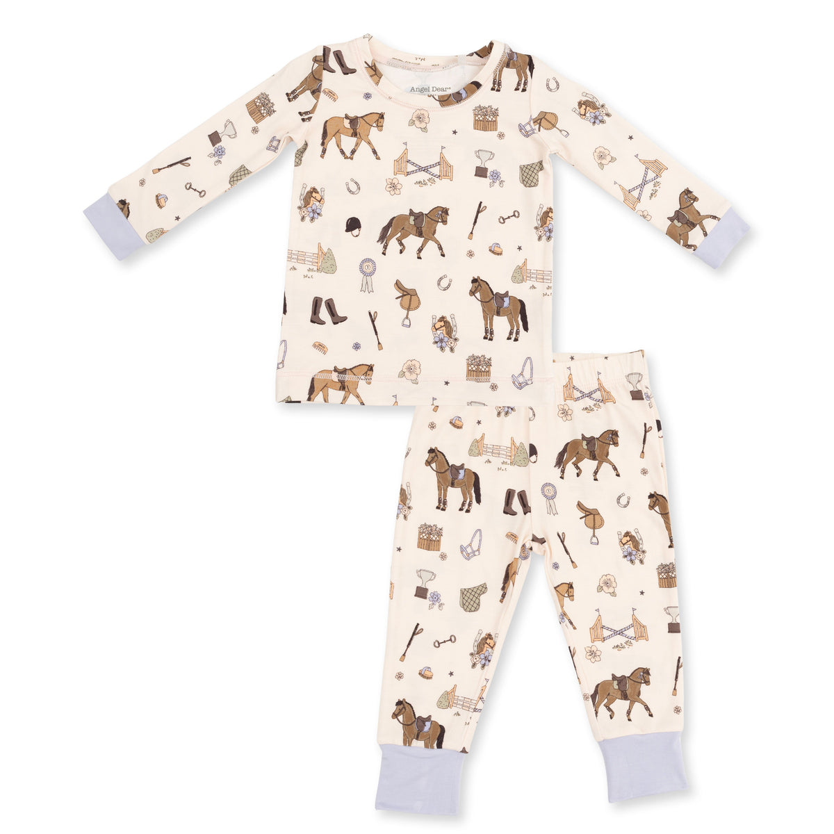 Pretty Equestrian - Long Sleeve Loungewear Set by Angel Dear