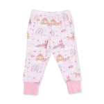 Princess Unicorns and Castle - Long Sleeve Loungewear Set by Angel Dear (view 5 of 5)