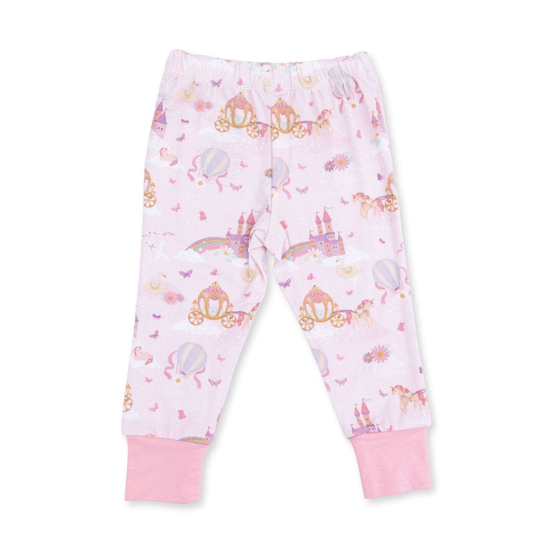 Princess Unicorns and Castle - Long Sleeve Loungewear Set by Angel Dear (view 5 of 5)