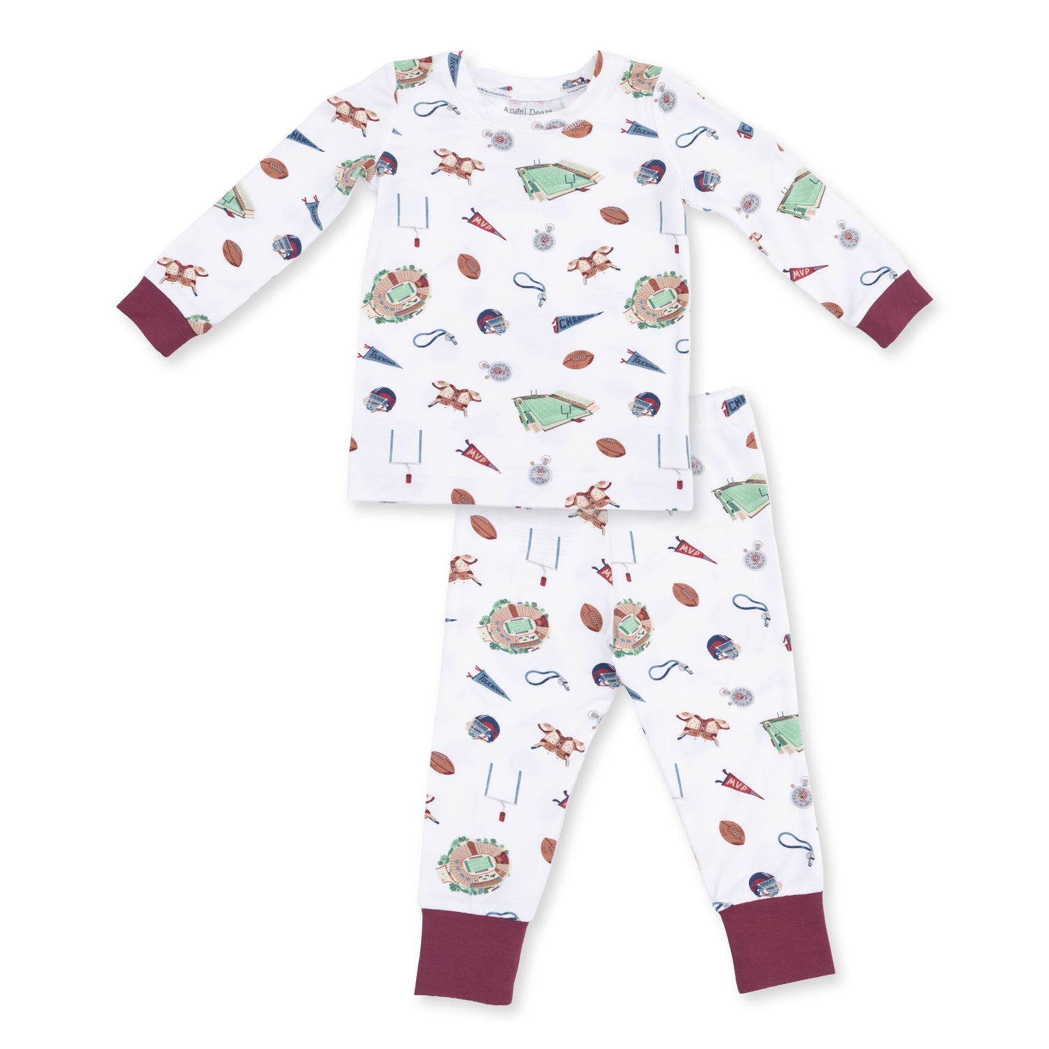 Vintage Football - Long Sleeve Loungewear Set by Angel Dear (view 2 of 6)