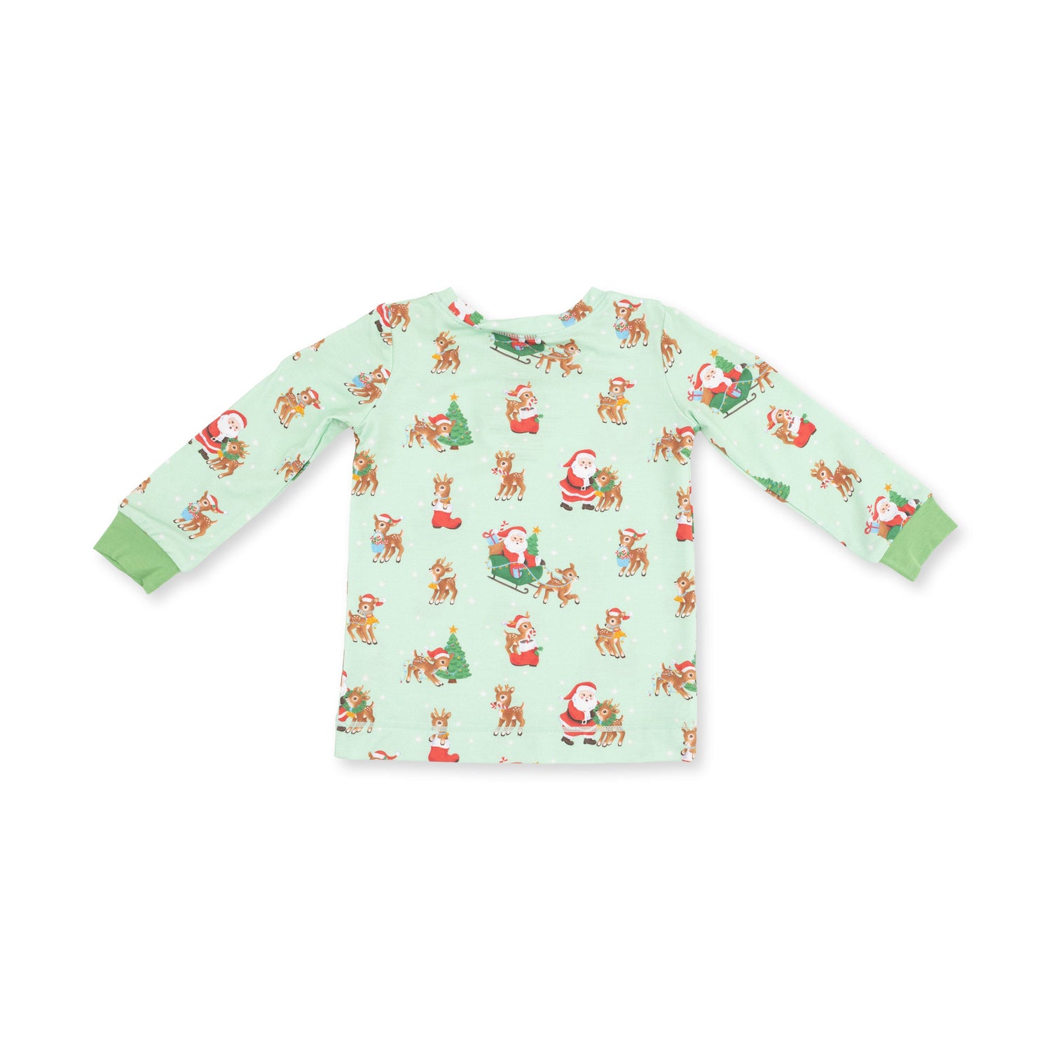 Vintage Reindeer & Santa Uni - Long Sleeve Loungewear Set