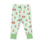 Vintage Reindeer & Santa Uni - Long Sleeve Loungewear Set by Angel Dear