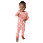 Vintage Santa Stripe - Long Sleeve Loungewear Set by Angel Dear