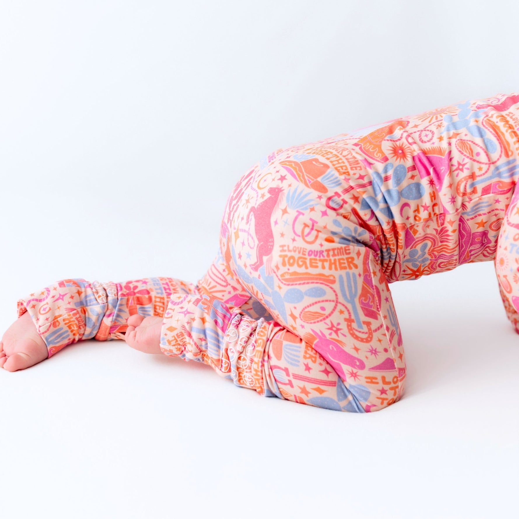 Organic The Second-Skin Convertible Romper | Saddle Up by Raising Mama at Everetts Place