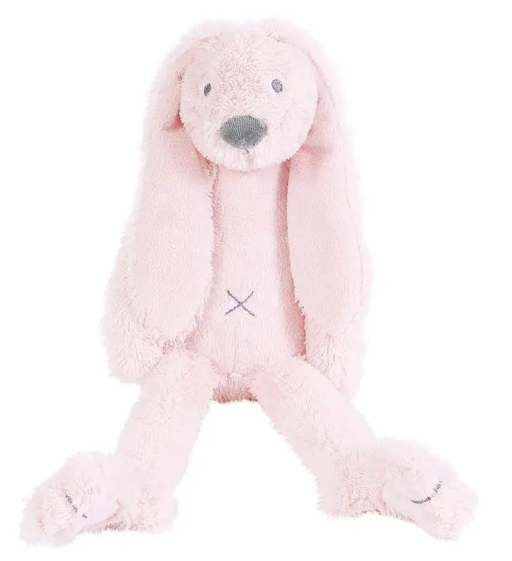 Pink Rabbit Richie stuffed animal by Happy Horse, soft plush toy in classic pink color.