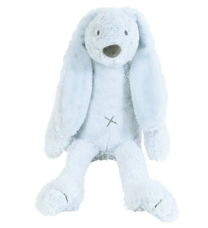 Blue Rabbit Richie stuffed animal by Happy Horse, soft and cuddly in classic blue.