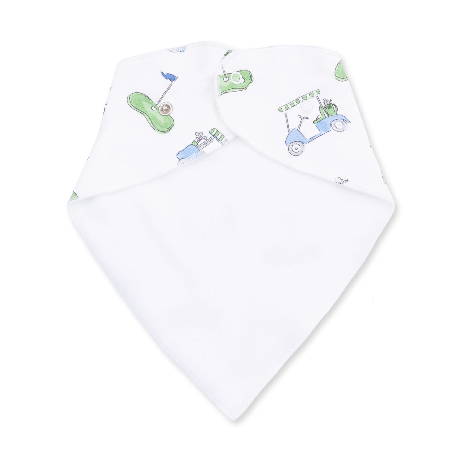 Golf Carts Blue - Bandana Bib