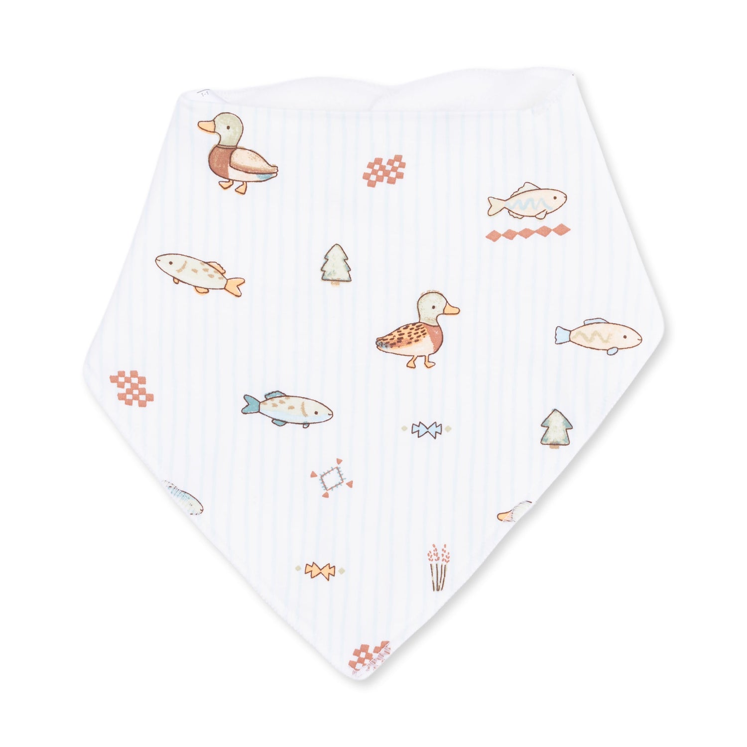 Viscose from Bamboo Bandana Bib, Lake Cuties by Angel Dear (view 2 of 4)