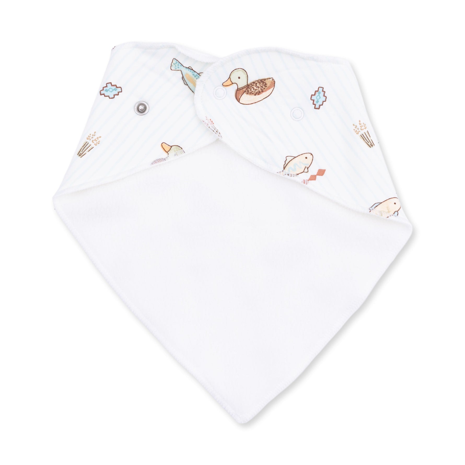 Viscose from Bamboo Bandana Bib, Lake Cuties by Angel Dear (view 3 of 4)