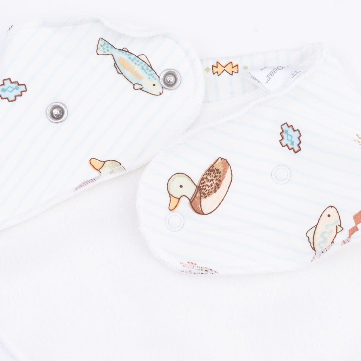 Viscose from Bamboo Bandana Bib, Lake Cuties by Angel Dear (view 4 of 4)