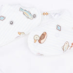 Viscose from Bamboo Bandana Bib, Lake Cuties by Angel Dear (view 4 of 4)