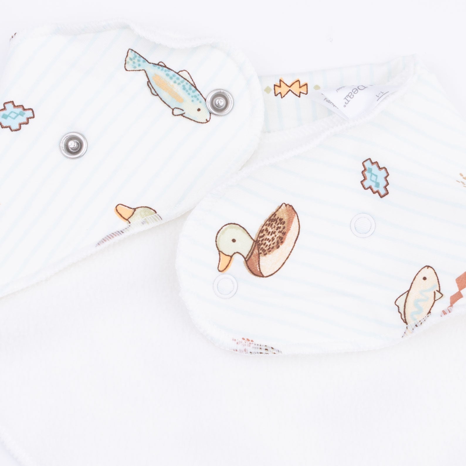 Viscose from Bamboo Bandana Bib, Lake Cuties by Angel Dear (view 4 of 4)