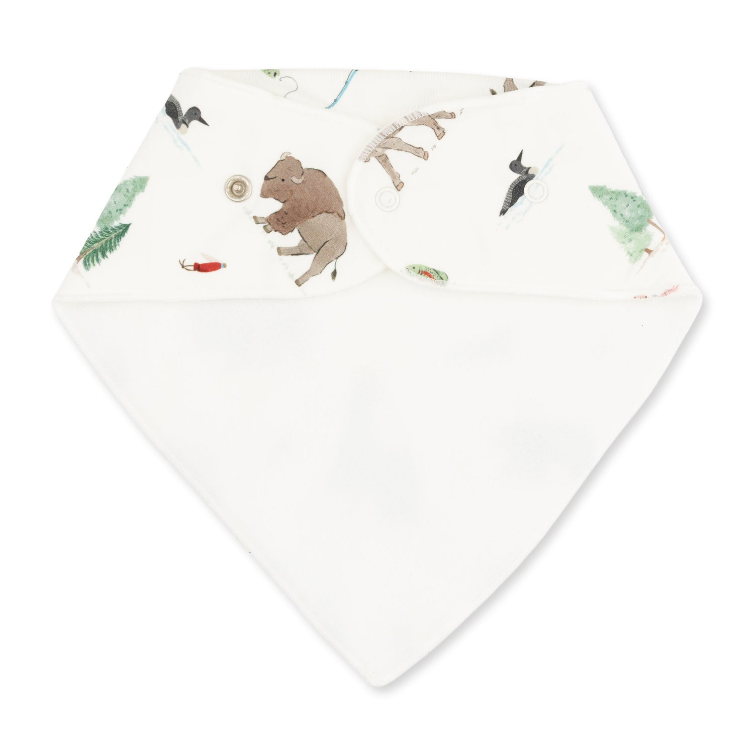 Northern Woodland Animals - Bandana Bib by Angel Dear (view 2 of 3)