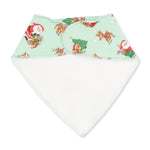Vintage Reindeer & Santa Uni - Bandana Bib by Angel Dear