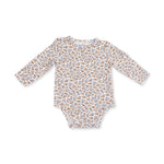 Hazel Floral - Pinafore Dress and Long Sleeve Bodysuit Set by Angel Dear