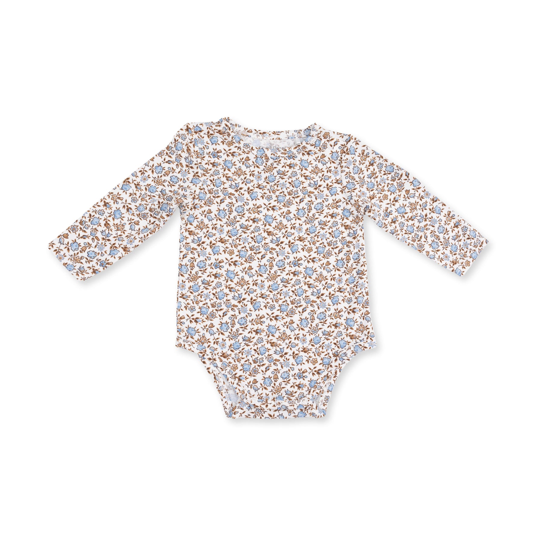 Hazel Floral - Pinafore Dress and Long Sleeve Bodysuit Set by Angel Dear