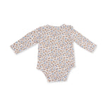Hazel Floral - Pinafore Dress and Long Sleeve Bodysuit Set by Angel Dear