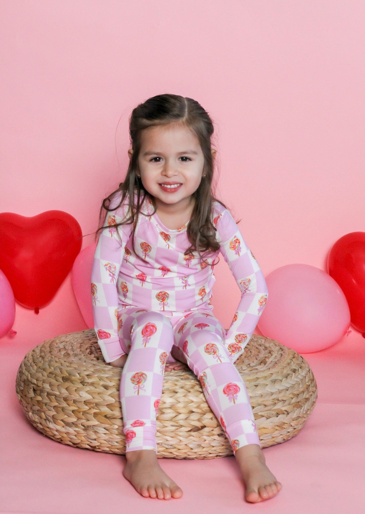 My First Lollipop -2-Piece Bamboo Pajamas for Girl by Rayn’s Tiny Stitches