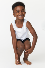 Feathers Boys White Tank Top 100% Cotton Tagless Undershirts 3-Pack by Feathers USA at Everetts Place