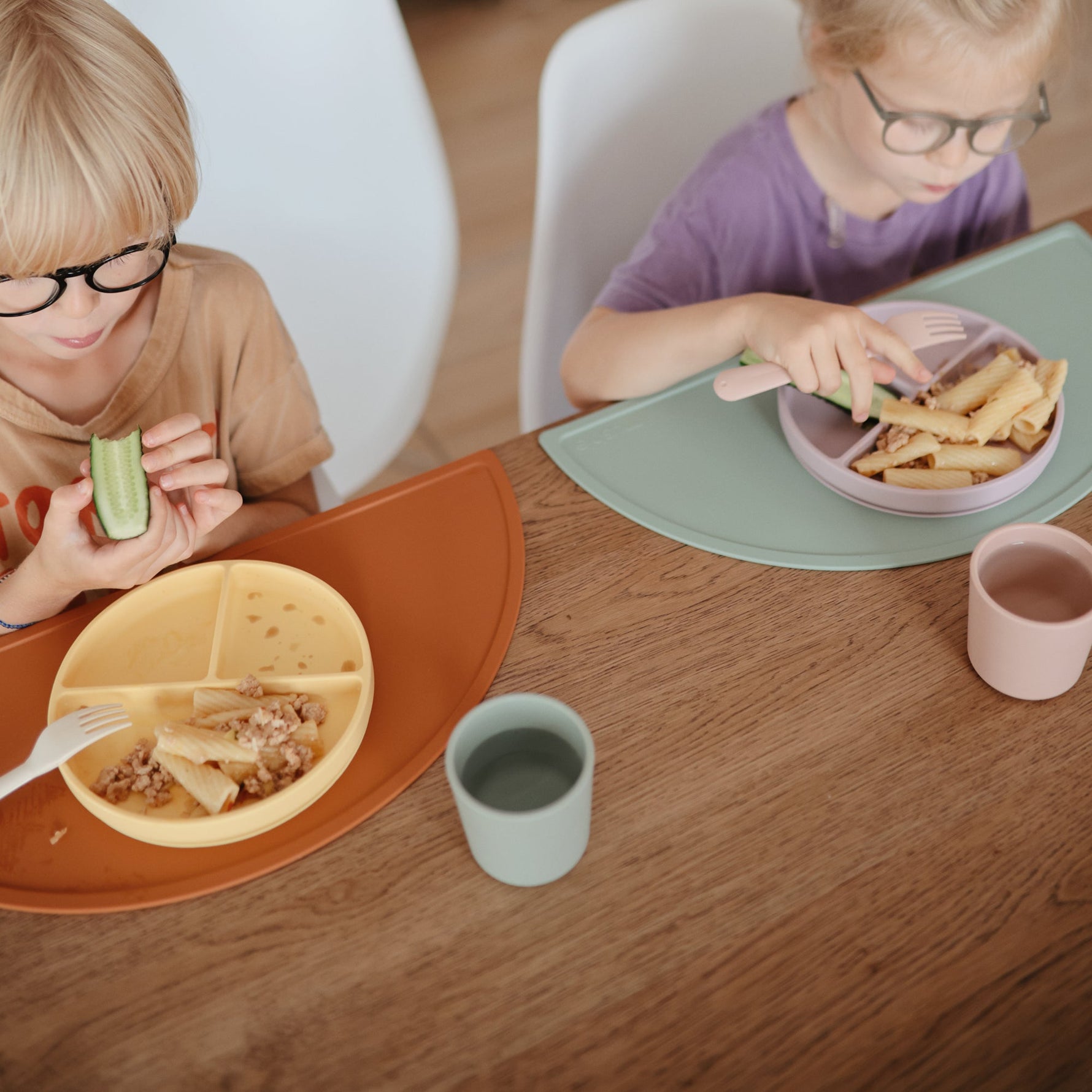 Durable Plastic Dinnerware Cups for Toddlers by Mushie