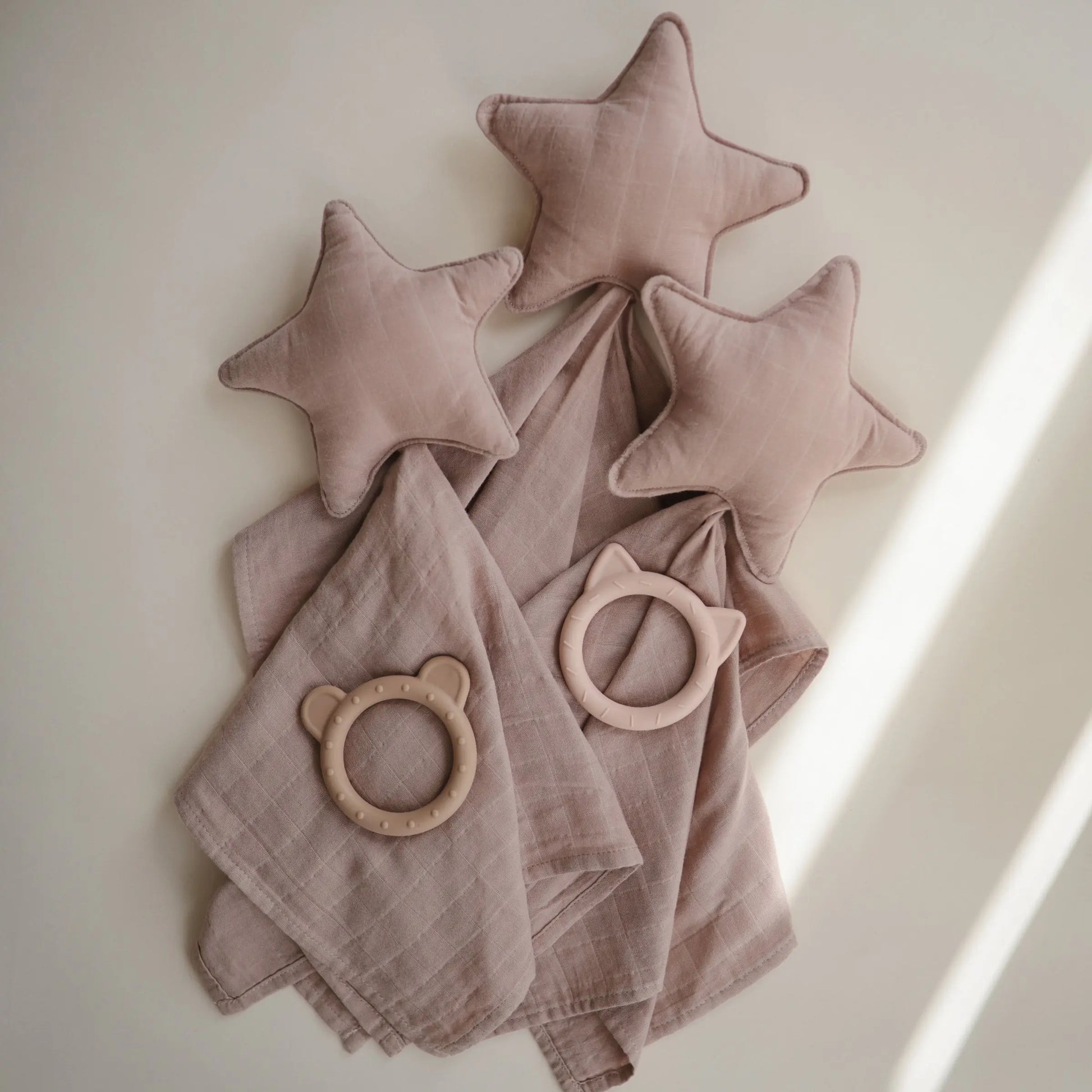 Star Lovey Blanket Made From 100 Percent Organic Cotton Soft Colors Playful Designs For Babies And Toddlers Mushie