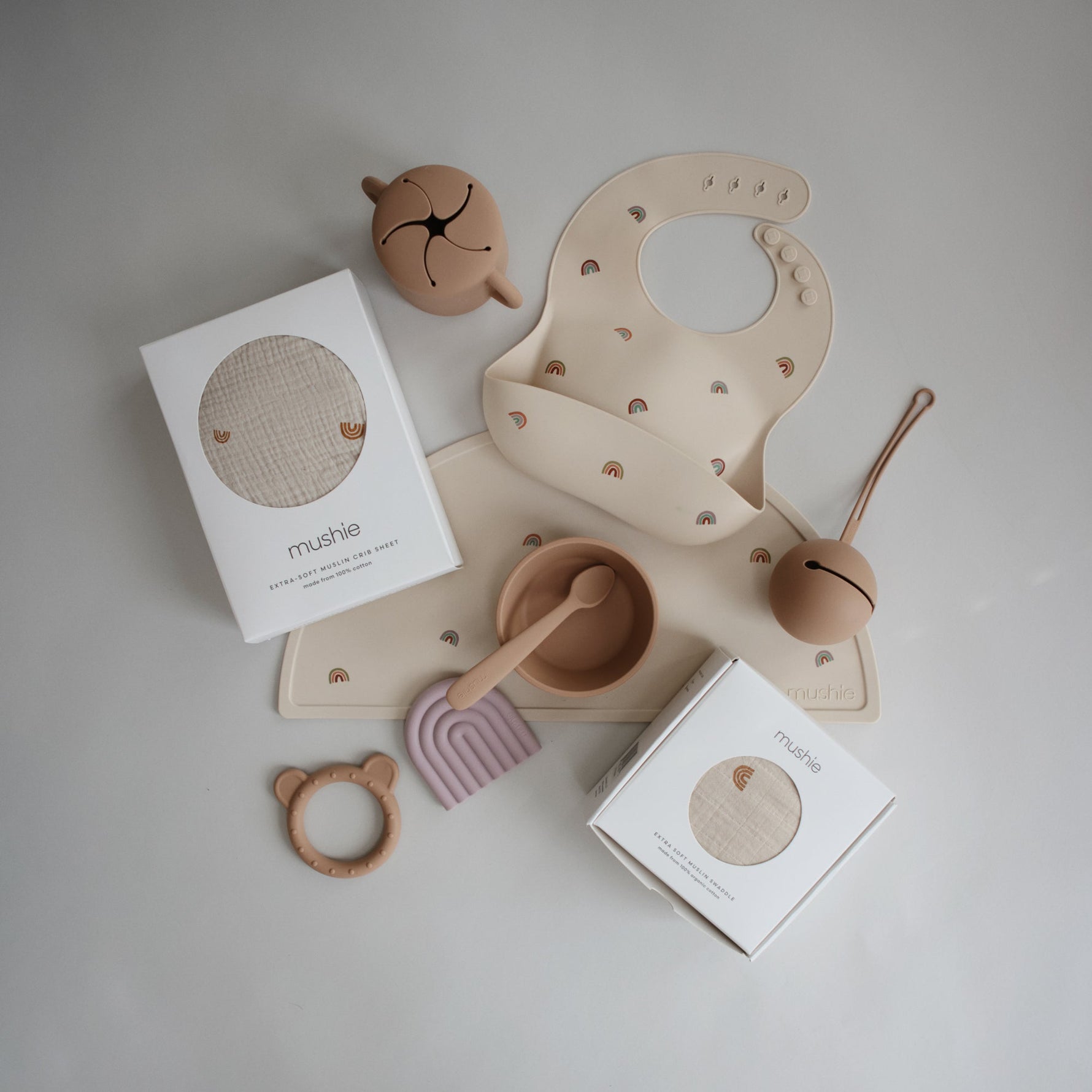 Extra Soft Muslin Crib Sheet by Mushie