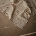 Mushie organic cotton muslin baby cloths 3-pack