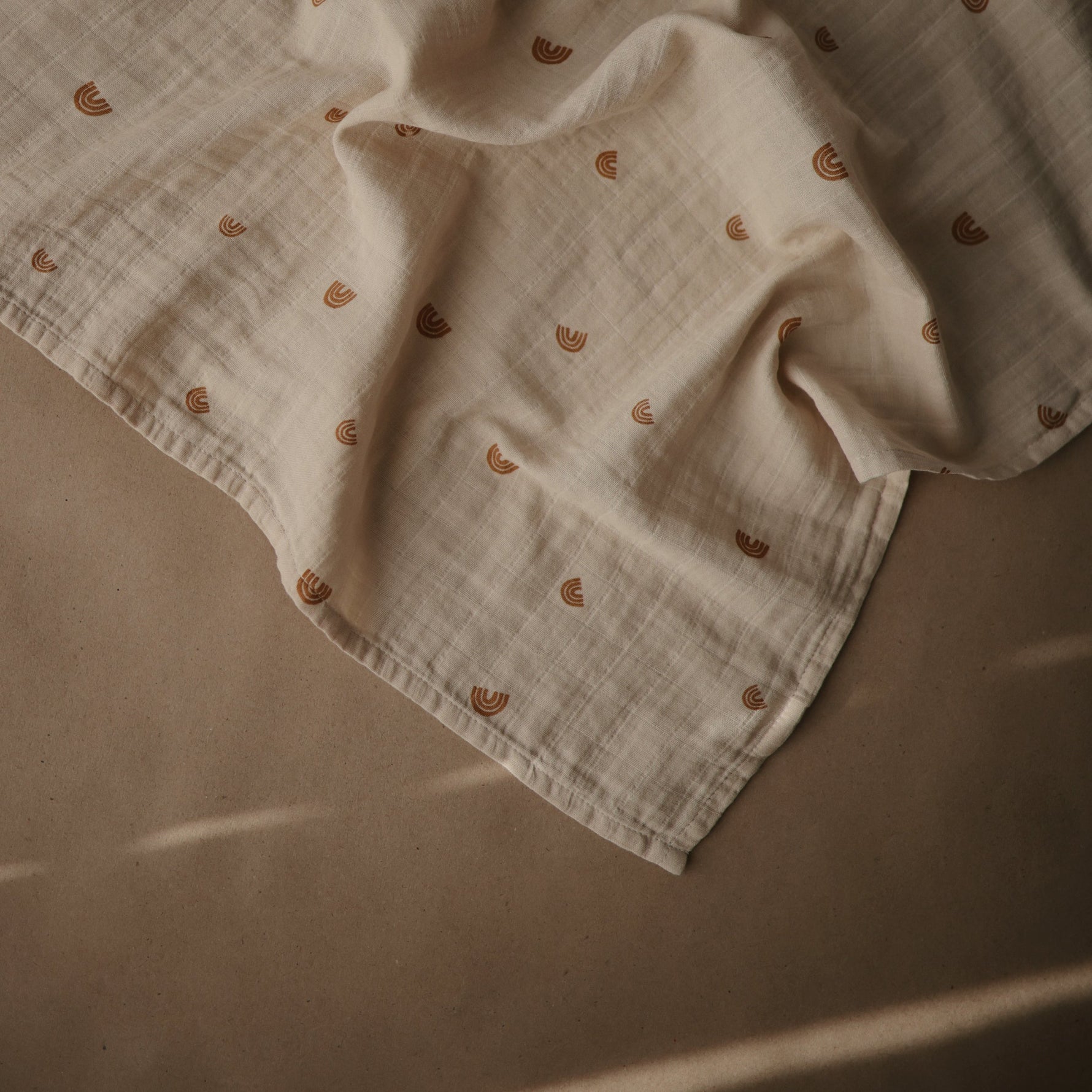 Mushie organic cotton muslin baby cloths 3-pack