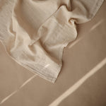 Mushie organic cotton muslin cloths 3-pack, soft, breathable.