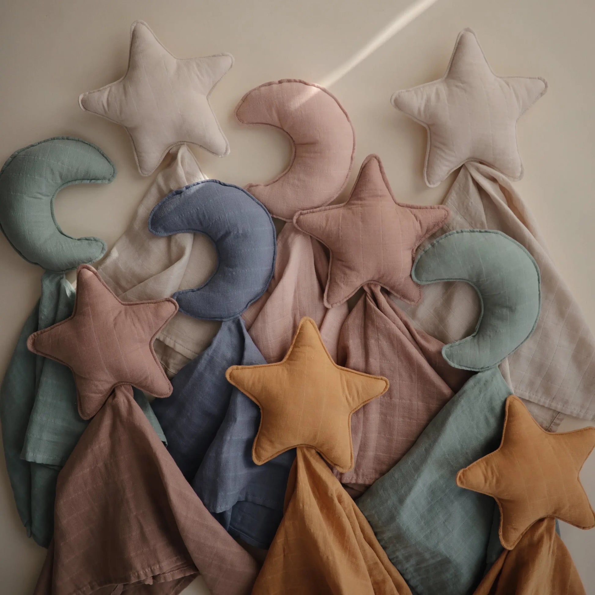 Moon Lovey Blanket Made from 100 Percent Organic Cotton for Babies and Toddlers Mushie