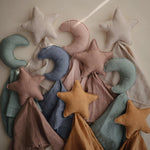 Mushie Star Lovey Blanket Made From 100 Percent Organic Cotton Soft Colors - Home & Garden > Linens & Bedding > Bedding > Blankets Blanket