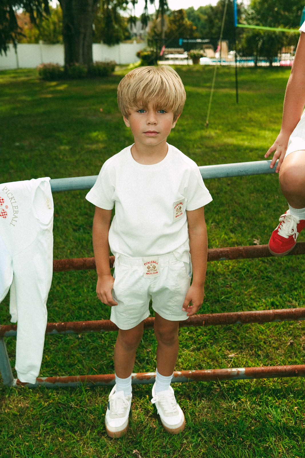 Crew Kids NY Short Sleeve T Shirt With Patch Detail For Kids