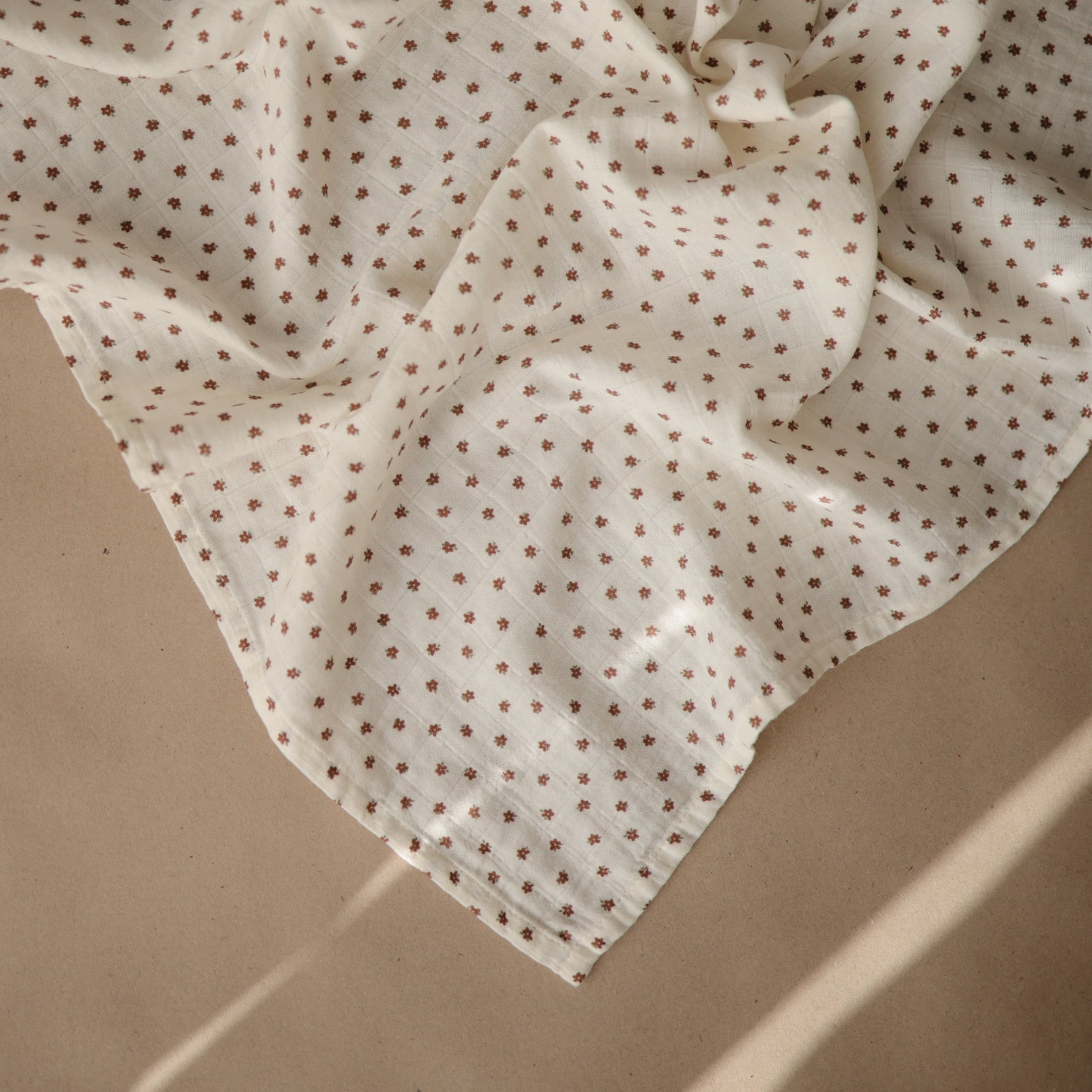 Mushie organic cotton muslin cloths 3-pack for baby