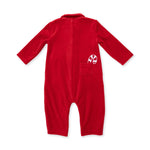 Velour Holiday Red - Velour Jumpsuit by Angel Dear