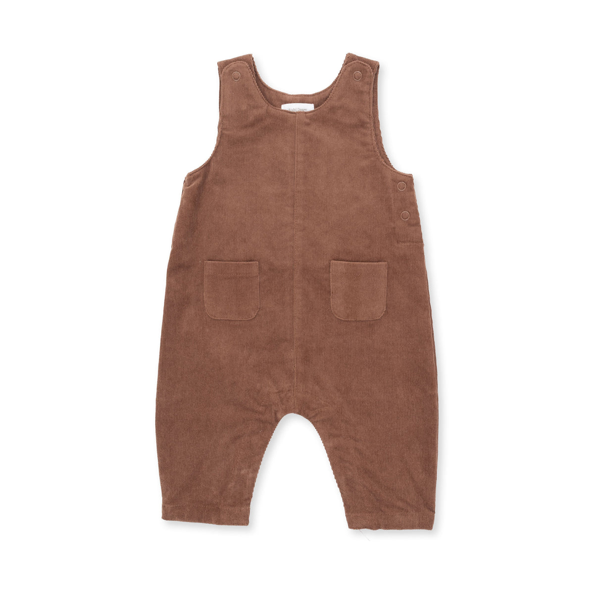 Solid Beaver Fur Corduroy - Uni Overalls by Angel Dear