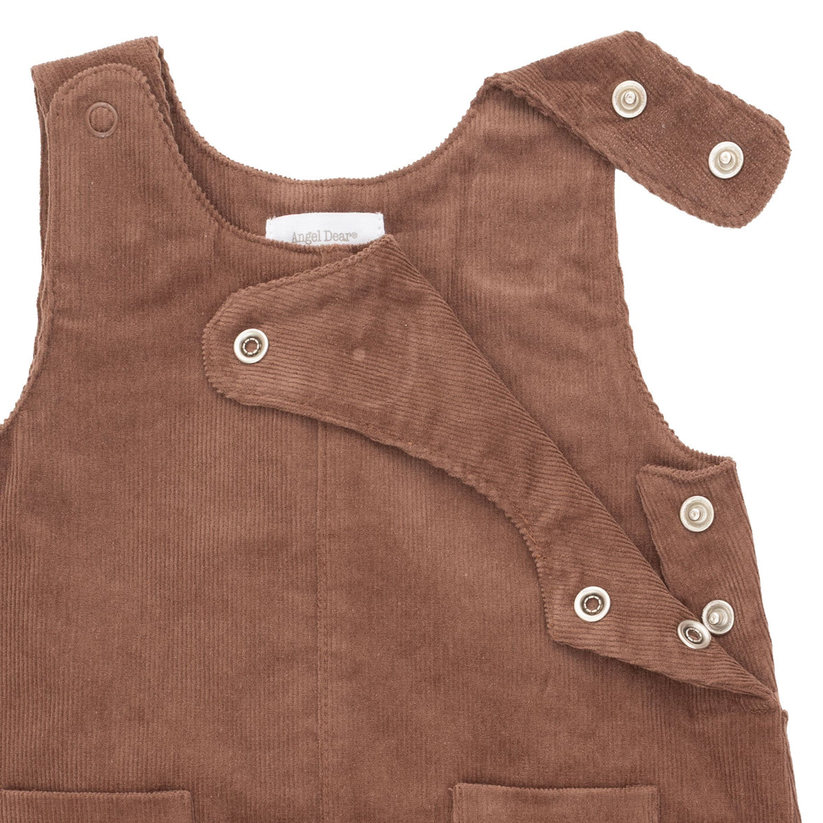 Solid Beaver Fur Corduroy - Uni Overalls by Angel Dear