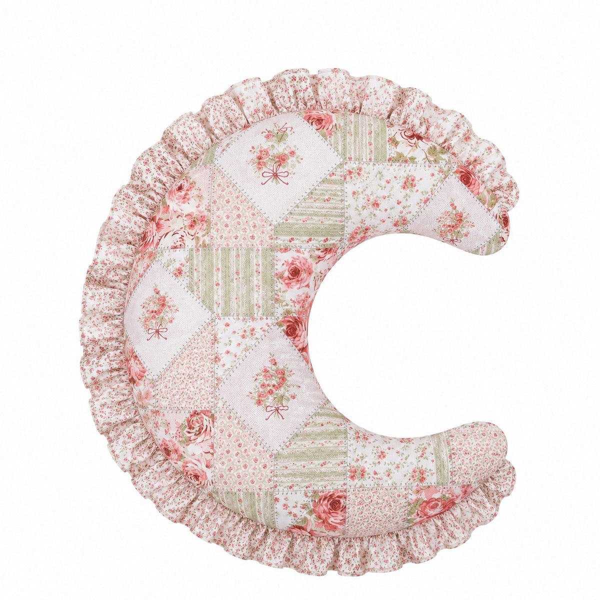 Feeding Support Ruffle Nursing Pillow Cover by Little Mae & Co