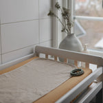 Mushie Mushie Organic Cotton Changing Pad Liners with Water Repellent Layer and Bamboo Blend - Baby & Toddler > Diapering > Changing Mat & Tray Covers Changing Pad Liner
