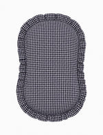 Black White Houndstooth Baby Lounger Cover by Little Mae & Co