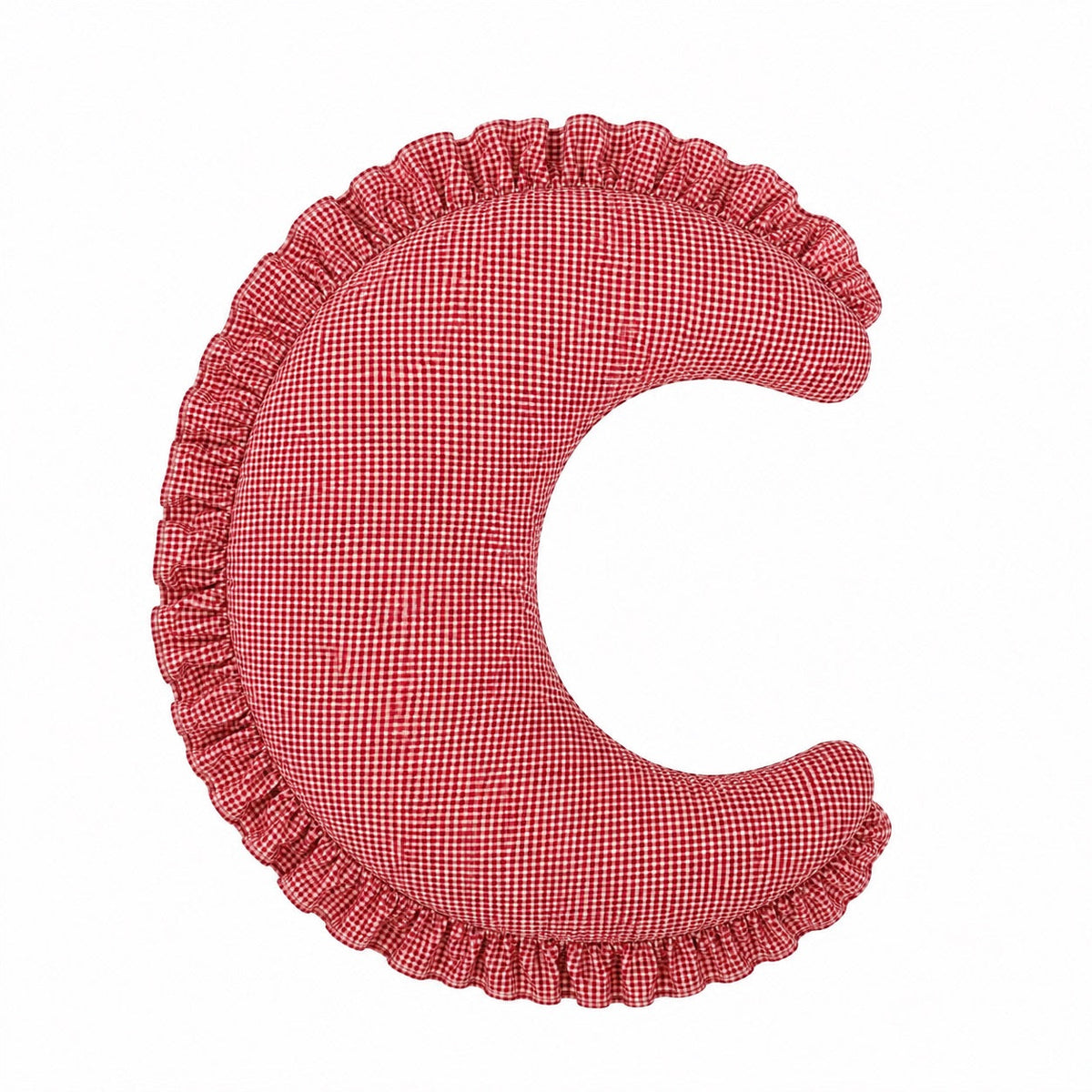Gingham Feeding Support Ruffle Nursing Pillow Cover by Little Mae & Co