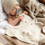 Bleu La La Whimsy Collection Luxury 100 Percent Cotton Knit Swaddle Baby Blanket - Baby & Toddler > Swaddling & Receiving Blankets Baby Blanket