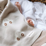 Bleu La La Whimsy Collection Luxury 100 Percent Cotton Knit Swaddle Baby Blanket - Baby & Toddler > Swaddling & Receiving Blankets Baby Blanket