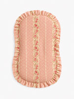 Pink Rose Ruffle Baby Lounger Cover by Little Mae & Co